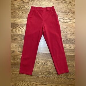 LulaRoe Lena pull on Red pants. Size Medium
